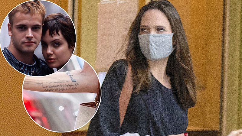 Angelina Jolie vuelve a visitar a su ex y estrena un misterioso tatuaje: ¿qué significa?
