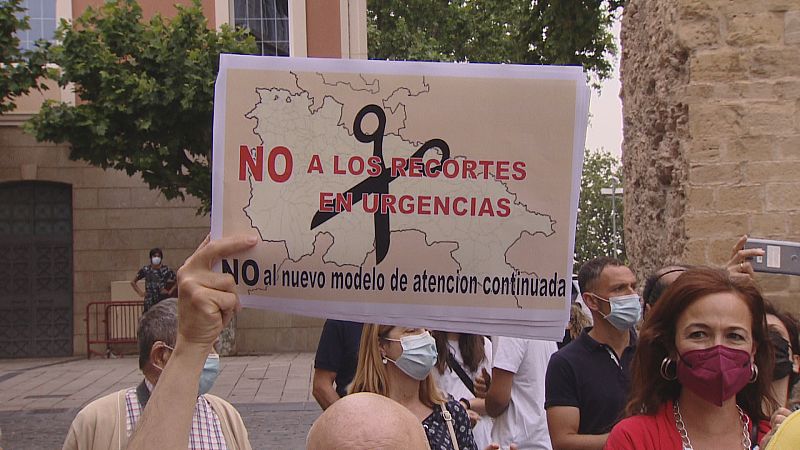 Protestas por el cierre de las urgencias en zonas rurales por el nuevo Plan de Atencin Continua de La Rioja