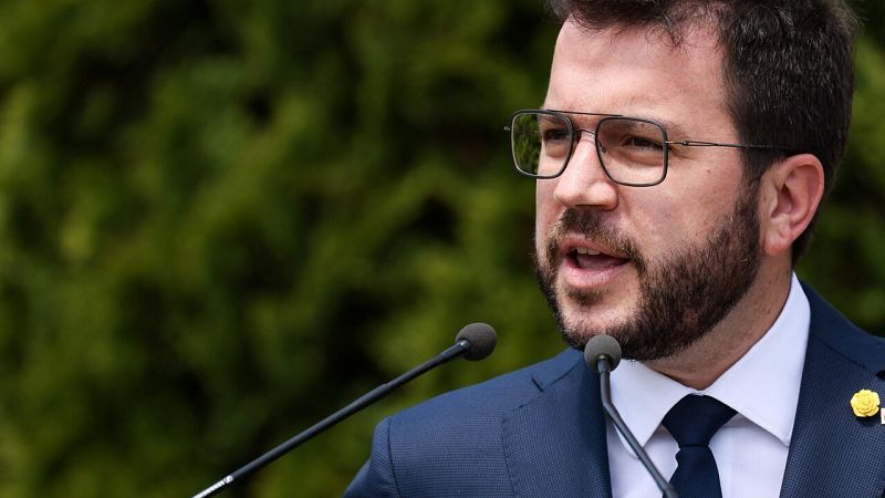 Aragonès asegura que los indultos son un "primer paso" pero "insuficiente" e insiste en la necesidad de un referéndum