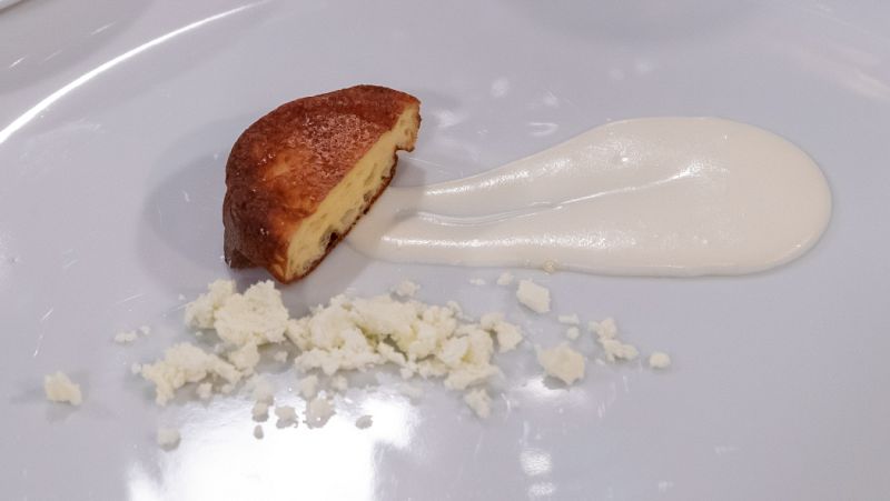 Receta de Queso en siete texturas de Fran