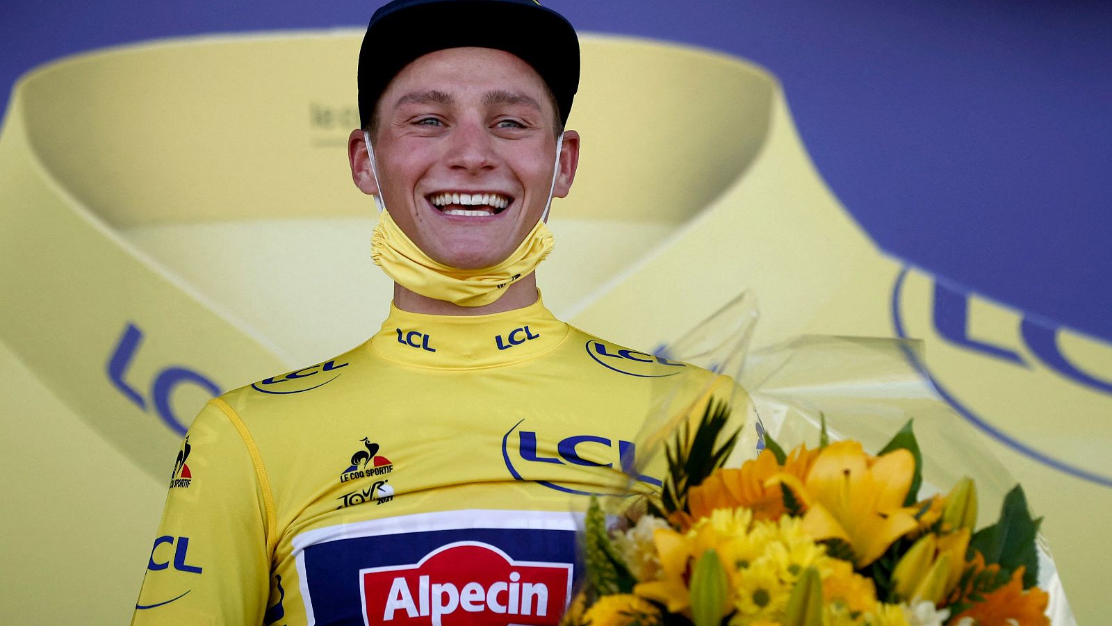 Van der Poel honra a su abuelo en el Tour