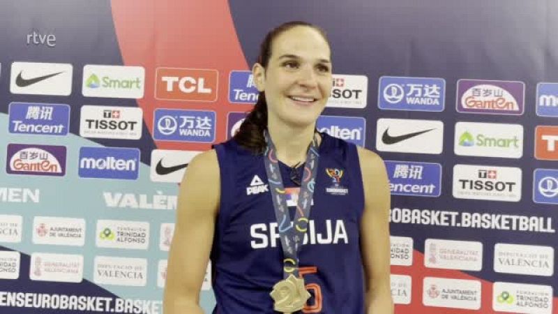 Sonja Vasic, MVP del Eurobasket 2021: "Me quiero retirar para dar prioridad a mi vida personal"