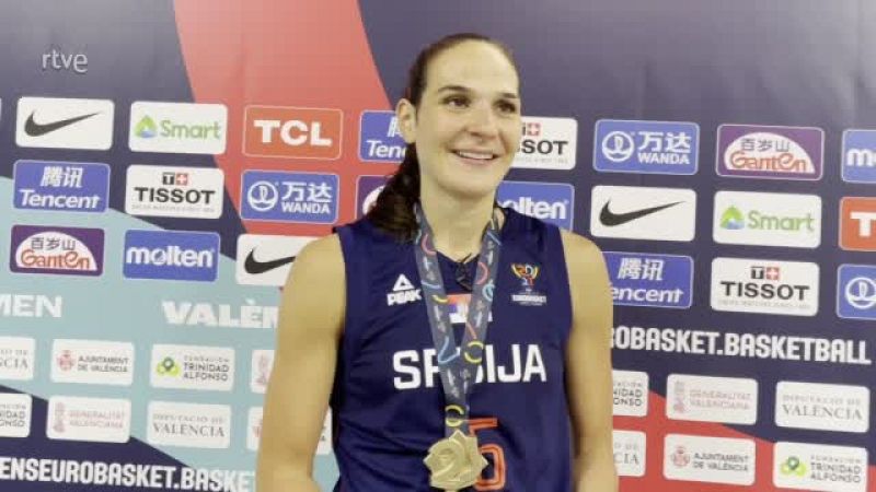 Sonja Vasic, MVP del Eurobasket 2021: "Me quiero retirar para dar prioridad a mi vida personal"