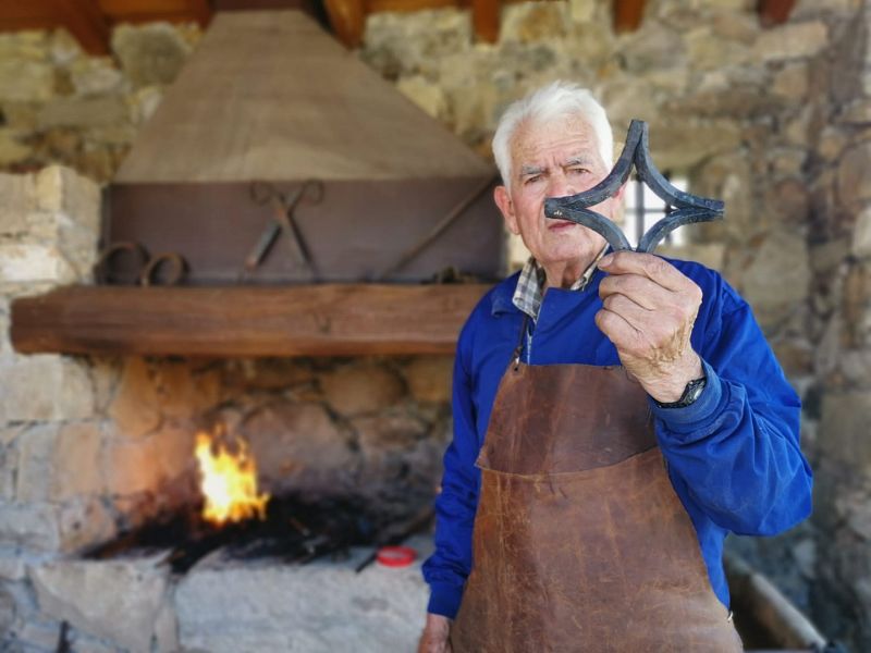 Elías De Andrés, el maestro herrero de Segovia