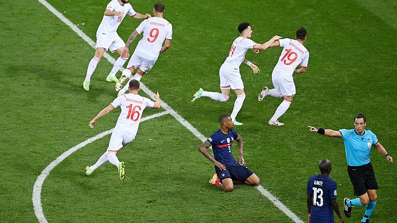 Suiza da la sorpresa ante Francia en los penaltis y se medirá a España en cuartos de la Euro