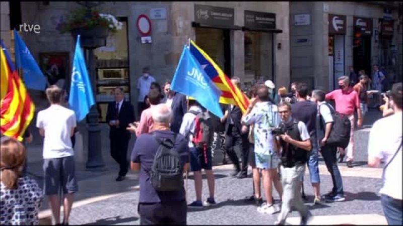La Generalitat i el Parlament reben els 9 indultats del procés