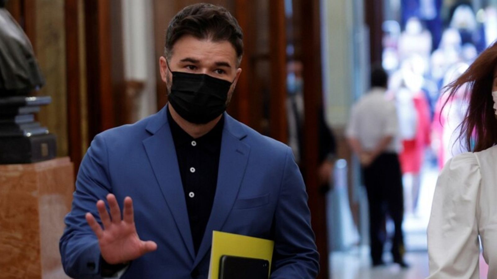 Rufián (ERC) no cree a Sánchez cuando afirma que no habrá referéndun en Cataluña