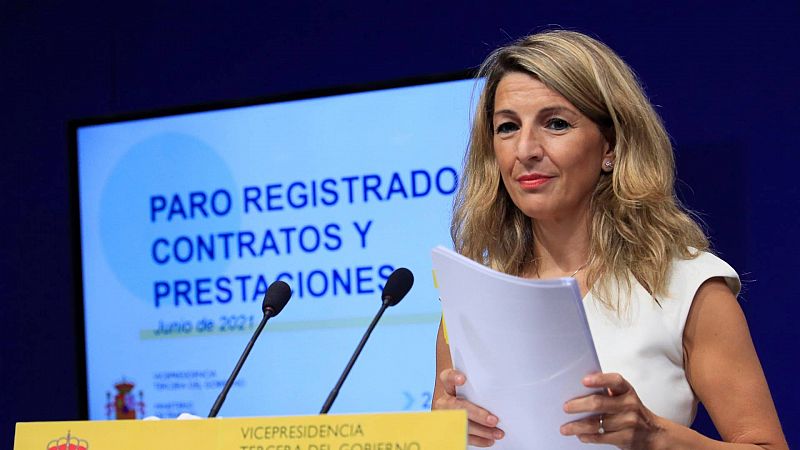 Díaz asegura que la reforma laboral tendrá como contrato ordinario el fijo, pese a las críticas de la CEOE