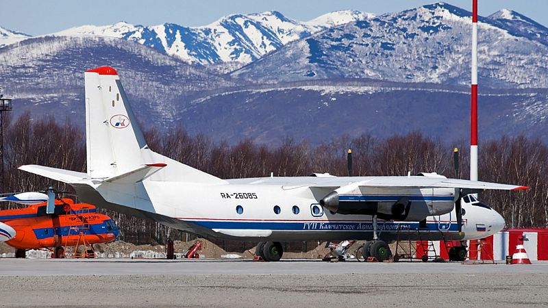Se estrella un avión con 28 personas a bordo en el extremo oriente de Rusia
