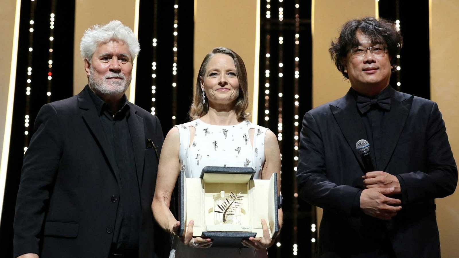 Jodie Foster recibe la Palma de Oro del Festival de Cannes