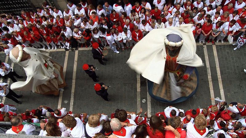 Los Gigantes de Pamplona, la otra cara de San Fermín