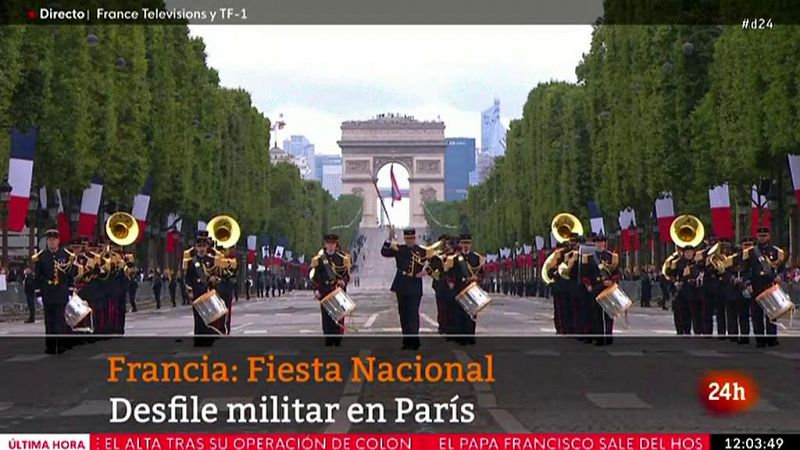 Francia recupera el desfile del Día Nacional, el primero con público desde la pandemia