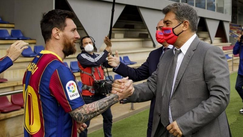 El Barça y Messi llegan a un principio de acuerdo para su renovación a la espera del visto bueno de LaLiga