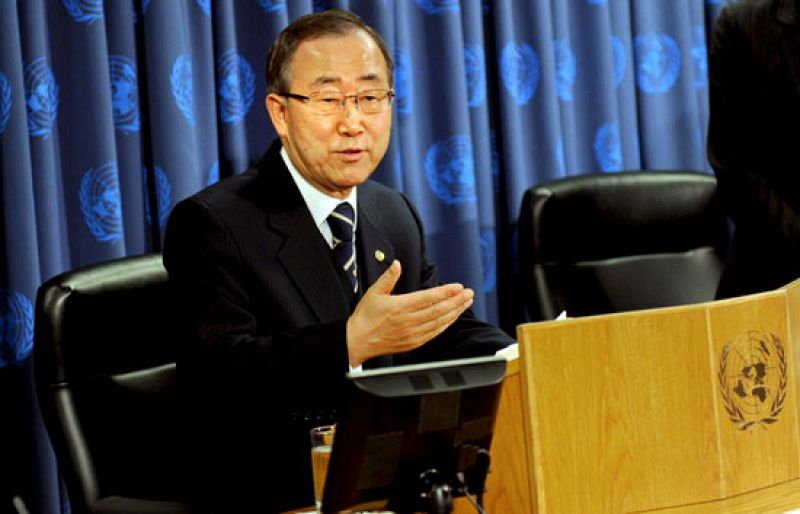 Ban Ki-moon considera "inaceptable" la escalada de la violencia en Gaza