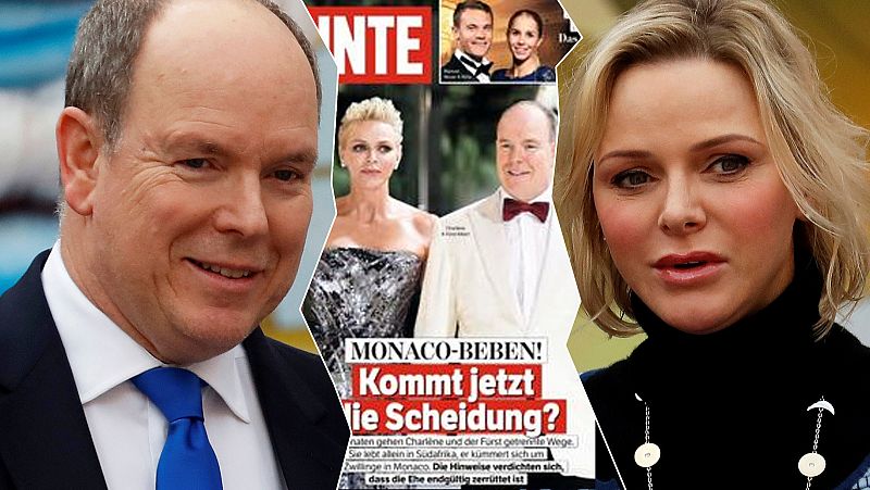 Una revista alemana 'divorcia' a Alberto y Charlène de Mónaco: estos son los motivos