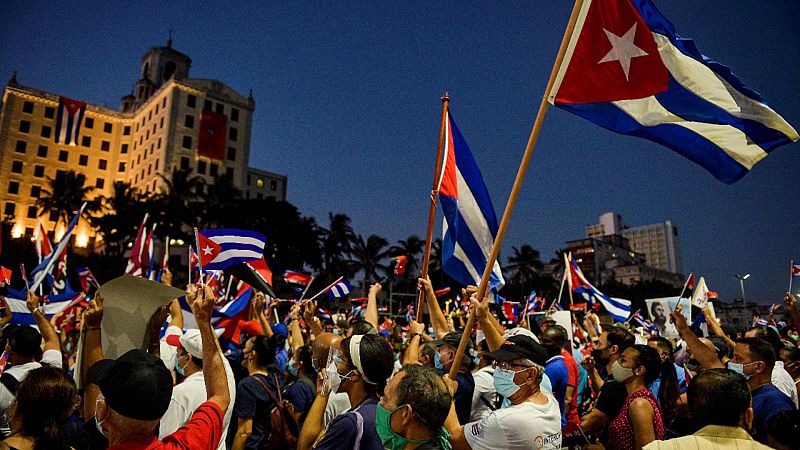 El Gobierno cubano convoca a miles de personas para sacar músculo ante las protestas