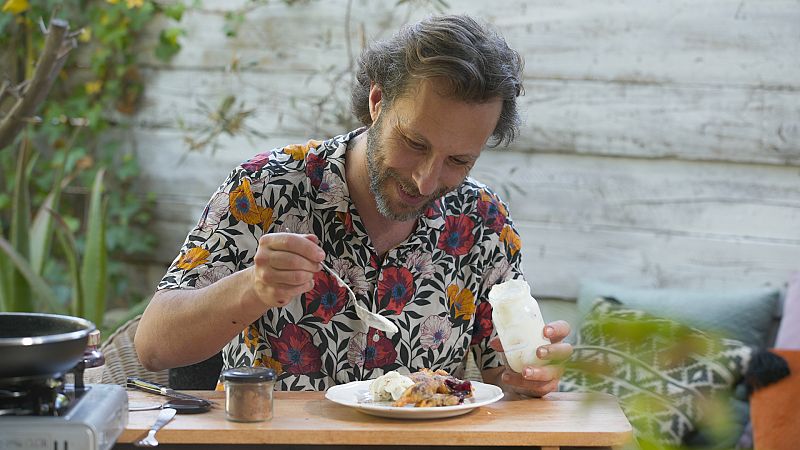 Receta de postre al estilo Gipsy Chef: saquitos de arándanos con chocolate