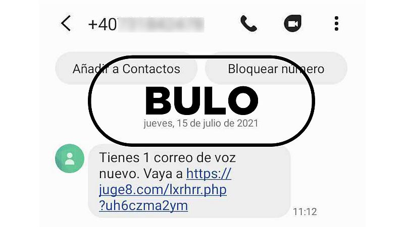 El SMS que anuncia la llegada de un "correo de voz nuevo" es una estafa