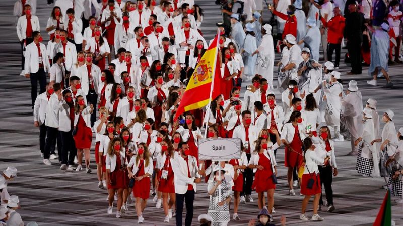 España se luce en la ceremonia inaugural de Tokyo 2020
