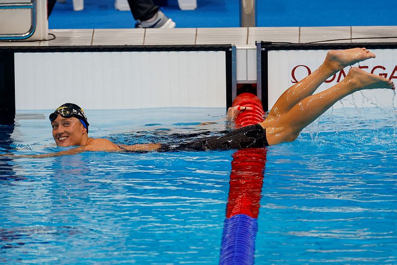 Mireia Belmonte, a por todo en la final de los 400 estilos