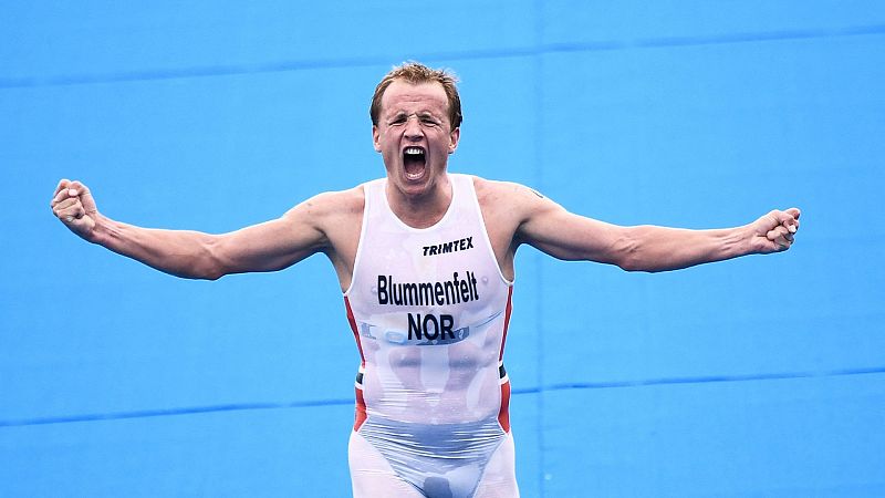 Kristian Blummenfelt, oro en la final de triatlón; los españoles, lejos de las medallas
