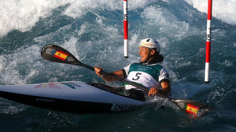 Maialen Chourraut rema hacia su tercera medalla olímpica