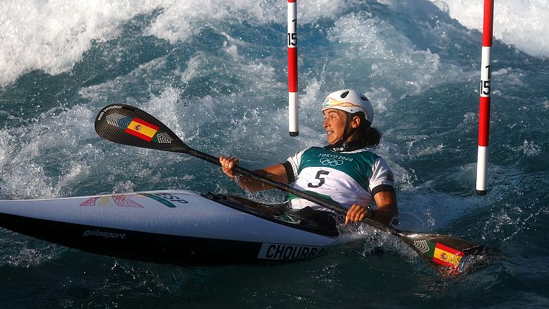 Maialen Chourraut rema hacia su tercera medalla olímpica
