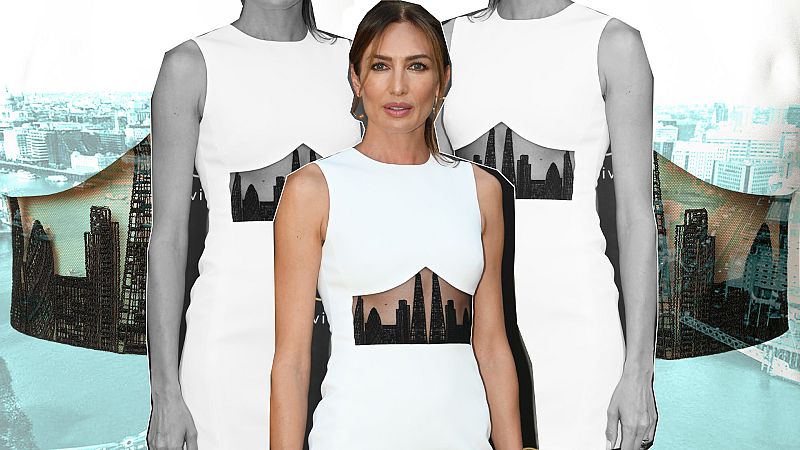 Nieves Álvarez se viste de Londres: este es el vestido 'skyline' del que todo el mundo habla