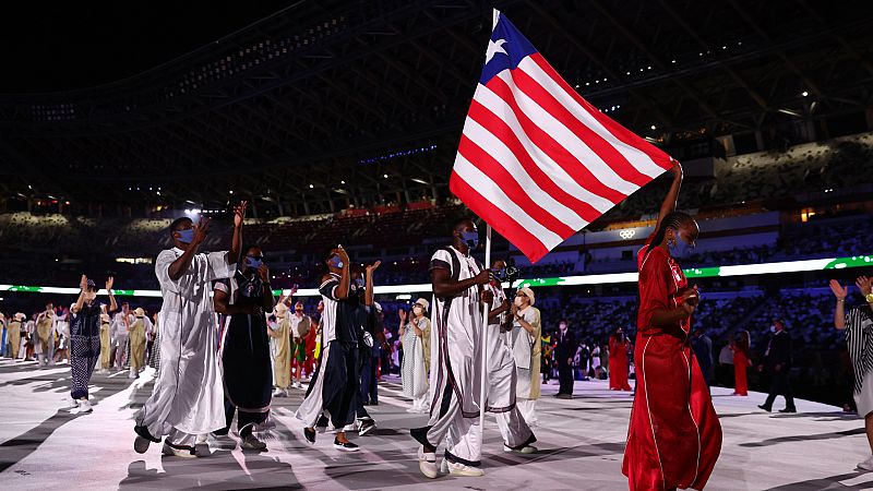 Liberia luce uniforme unisex en los Juegos de Tokyo 2020