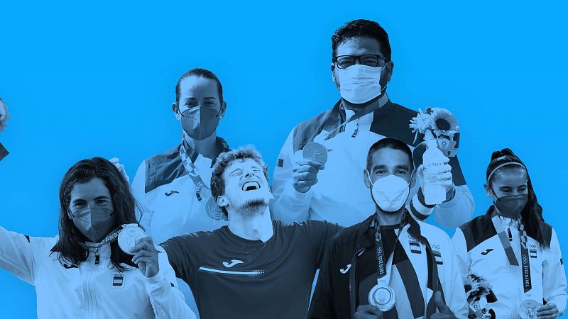 España mantiene en la primera mitad de Tokyo 2020 el mismo ritmo de medallas que en anteriores ediciones