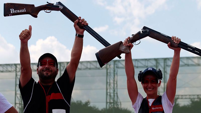 Pau Gasol, la Casa Real o Pedro Sánchez, las felicitaciones a Gálvez y Fernández por el primer oro de España