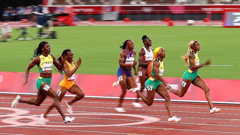 Elaine Thompson revalida el oro olímpico en los 100m con la segunda mejor marca de todos los tiempos