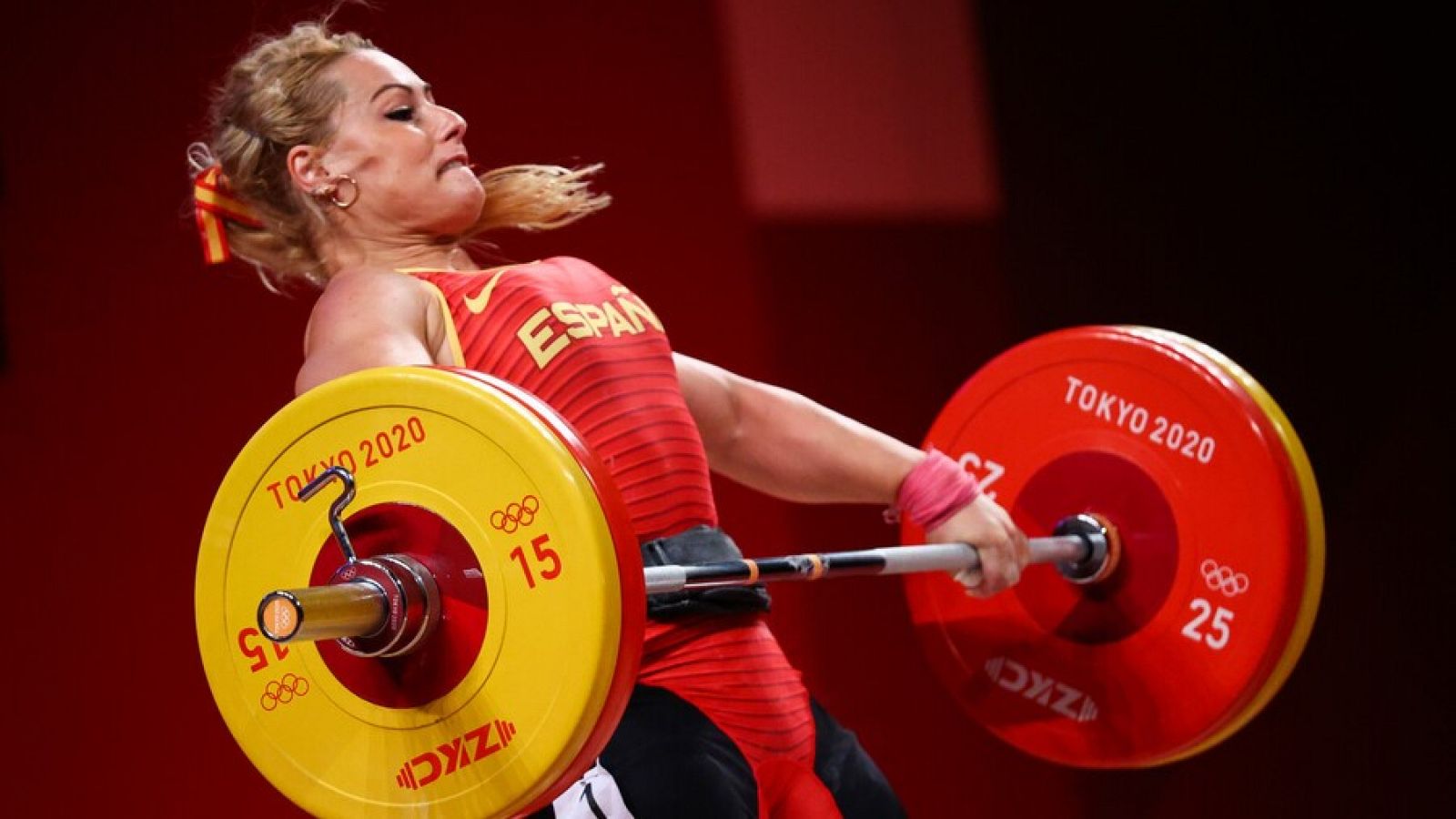 Así ha sido el ejercicio de Lydia Valentín en halterofilia