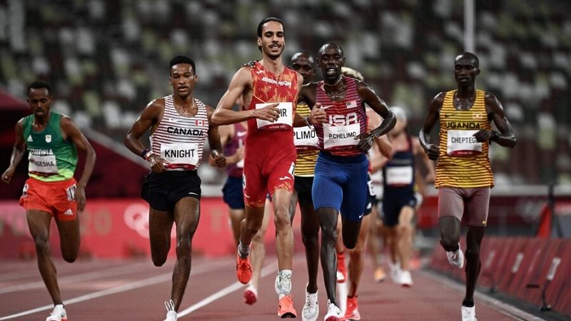 Mohamed Katir se mete en la final de 5.000m y Asier Martínez debuta con victoria en 110m vallas