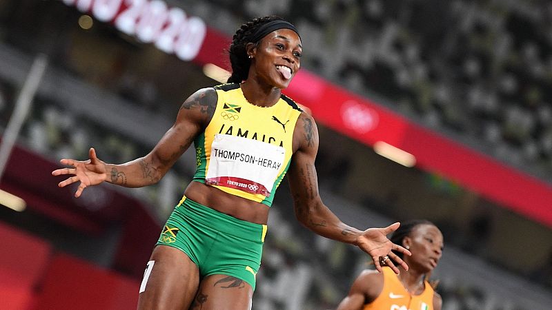 Elaine Thompson repite doblete olmpico con el oro en los 200 metros
