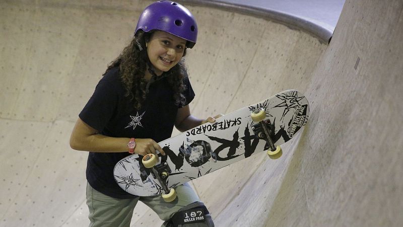 Julia Benedetti, la adolescente que buscará ser la primera finalista española de skate en los Juegos
