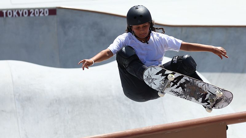 Julia Benedetti y su skate no accederán a la final de park femenino en su debut en unos Juegos