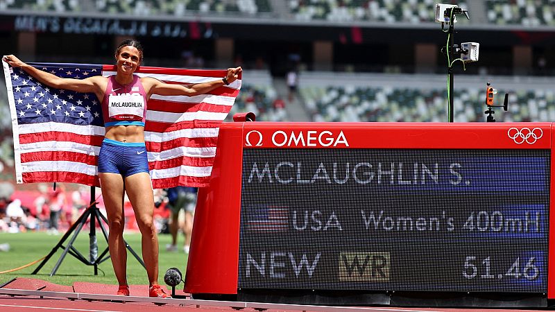 La estadounidense Sydney McLaughlin gana y bate el rcord del mundo de los 400 metros vallas