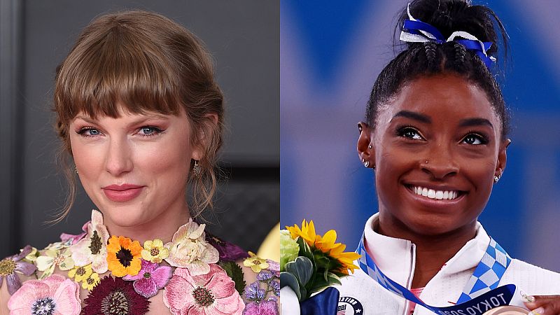 La emotiva felicitación de Taylor Swift a Simone Biles: "Todos aprendemos de ti"