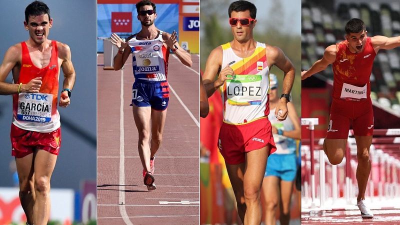 La marcha espaola debuta en Tokyo 2020 y Asier Martnez pelea en la final de 110m vallas