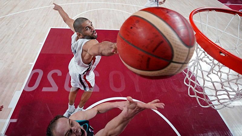 Un tapón colosal de Batum deja a la Eslovenia de Doncic sin final