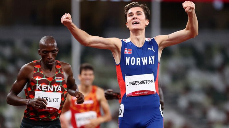 Adel Mechaal acaba quinto en el rcord olmpico de Jakob Ingebrigtsen en 1.500m