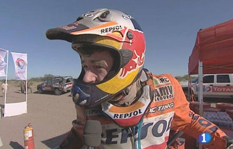 Los españoles Sainz y Coma, líderes en el Dakar