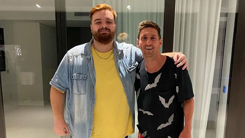 Ibai Llanos narra la surrealista historia que lo llevó a casa de Messi: "Qué vergüenza, ¡y yo sin saberlo!"