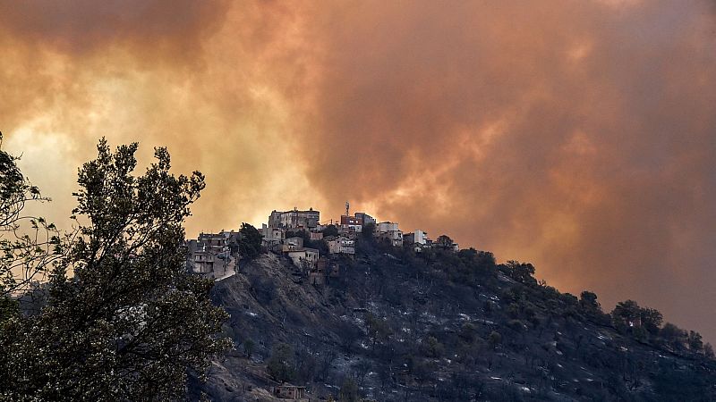 Mueren 25 militares argelinos mientras intentaban extinguir los incendios al norte del país