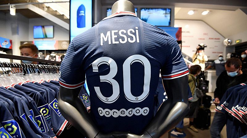La camiseta del PSG de Messi con el dorsal 30, agotada en horas
