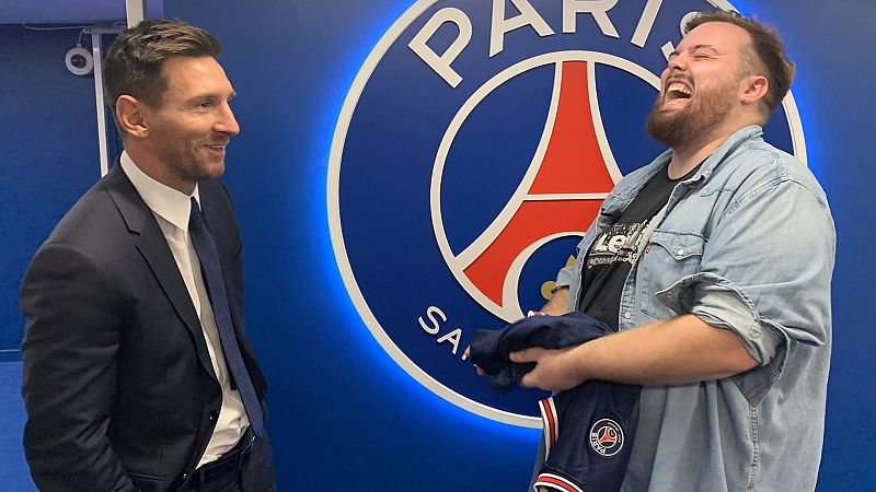 Messi a Ibai Llanos: "¿Messi-Neymar-Mbappé? Yo espero que sí"