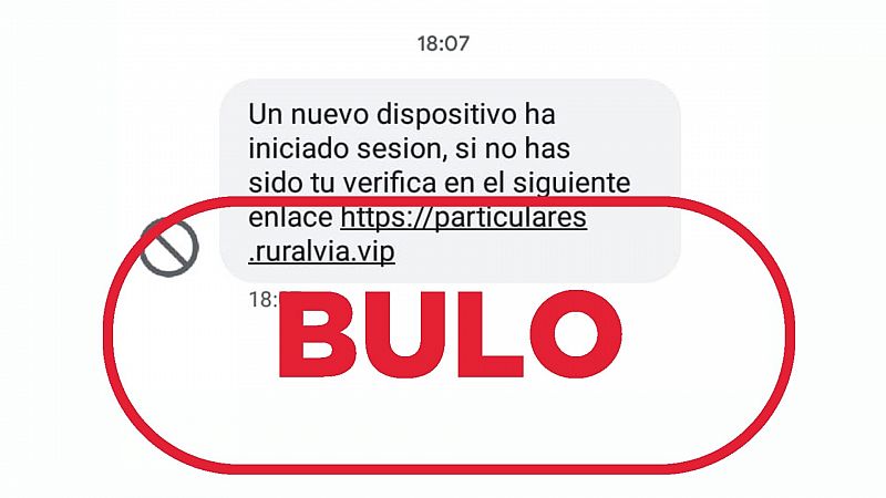 Este supuesto SMS de Ruralvía que te pide verificar un inicio de sesión es una estafa