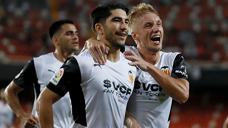 Bordalás debuta con victoria en el Valencia ante el Getafe en el estreno de la Liga