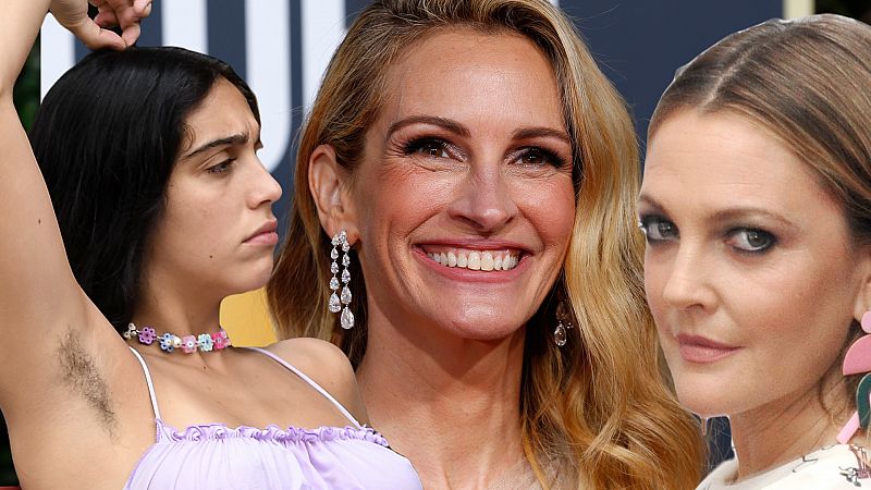 Madonna y su hija Lourdes María, Julia Roberts, Drew Barrymore... Ahora las estrellas presumen de vello corporal